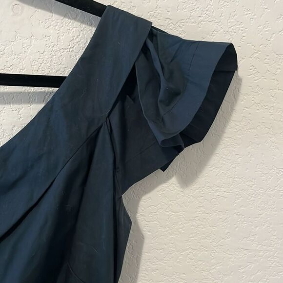 BCBGeneration Black One Shoulder Dress, Size S - Picture 4 of 9